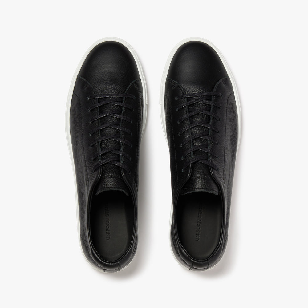 Black Leather sneaker sole detail Margom outsole
