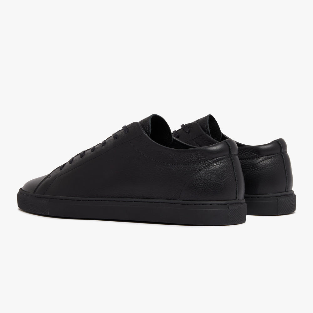 Triple Black Leather sneaker sole detail Margom outsole