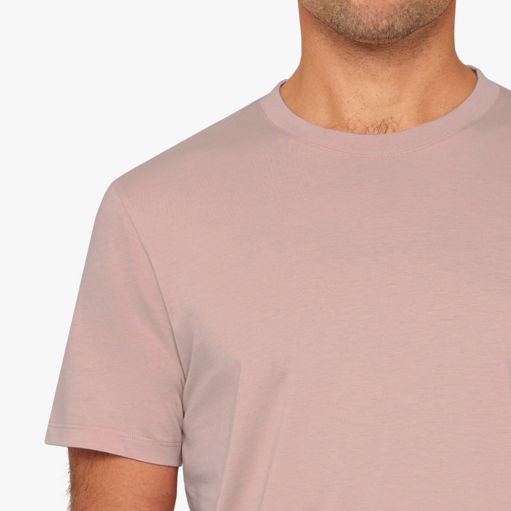 Uniform Standard Men's organic cotton minimalist t-shirt in Pink