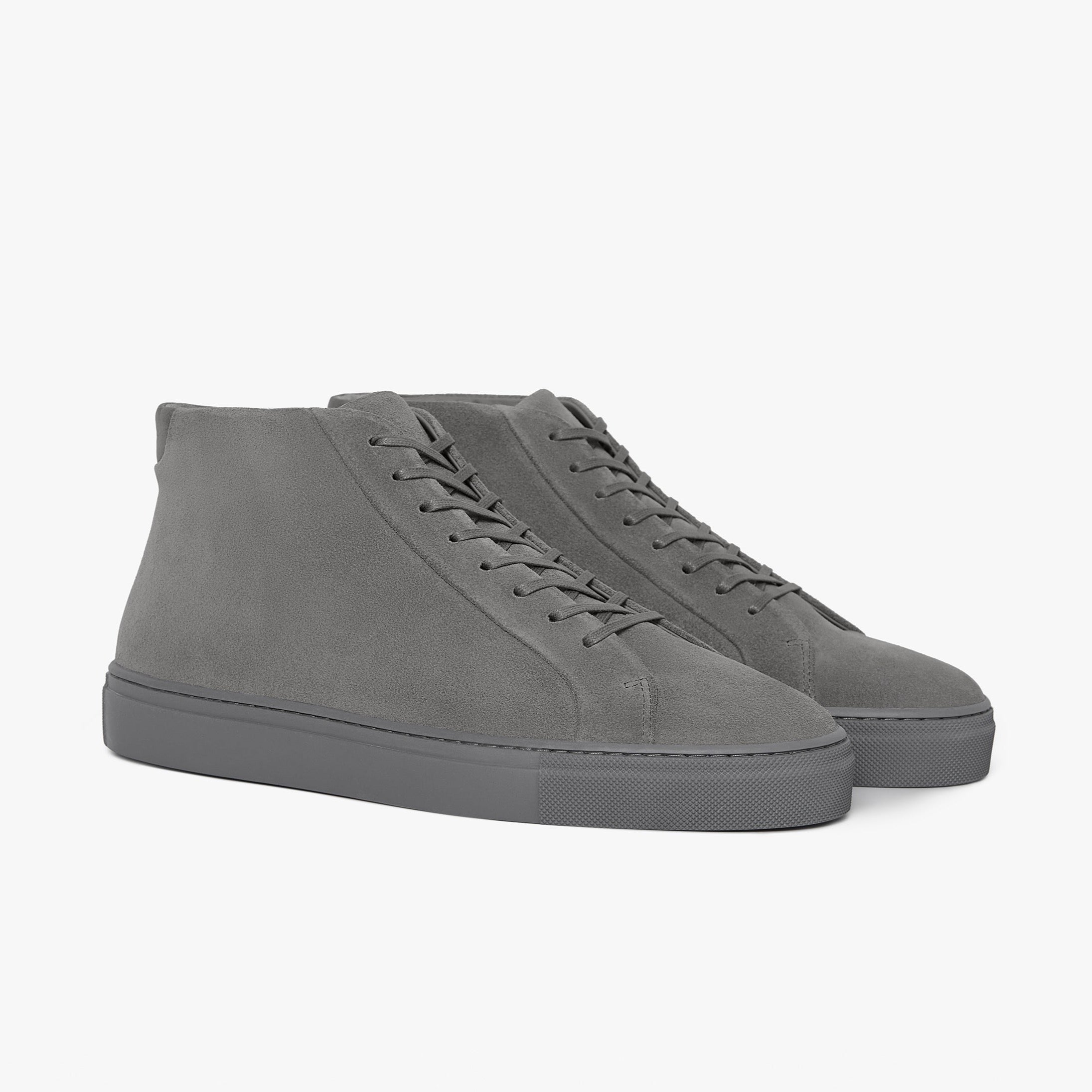 Grey suede hot sale mens trainers