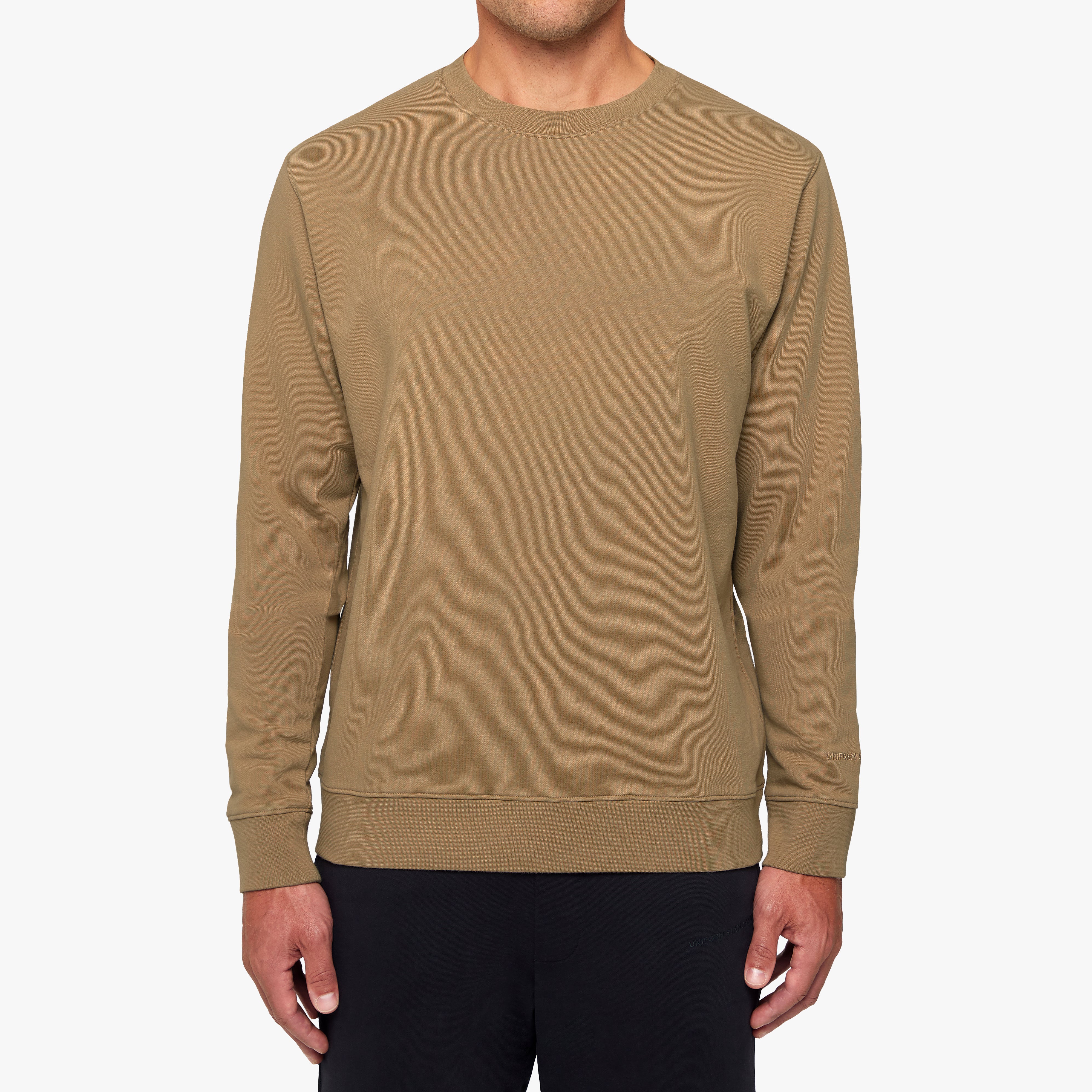 LS Organic Cotton Sweatshirt Fudge Mens