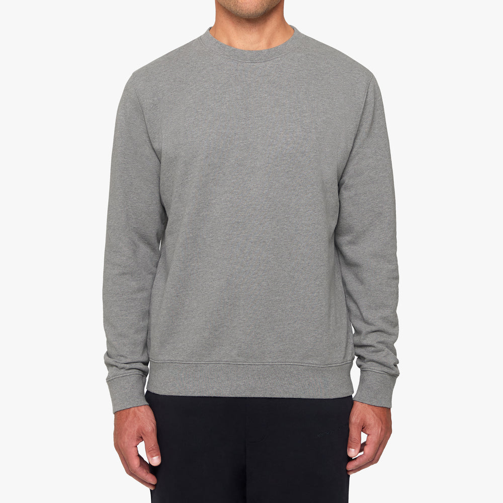 Uniform Standard Men's minimalist sweatshirt in Grey designed in East London