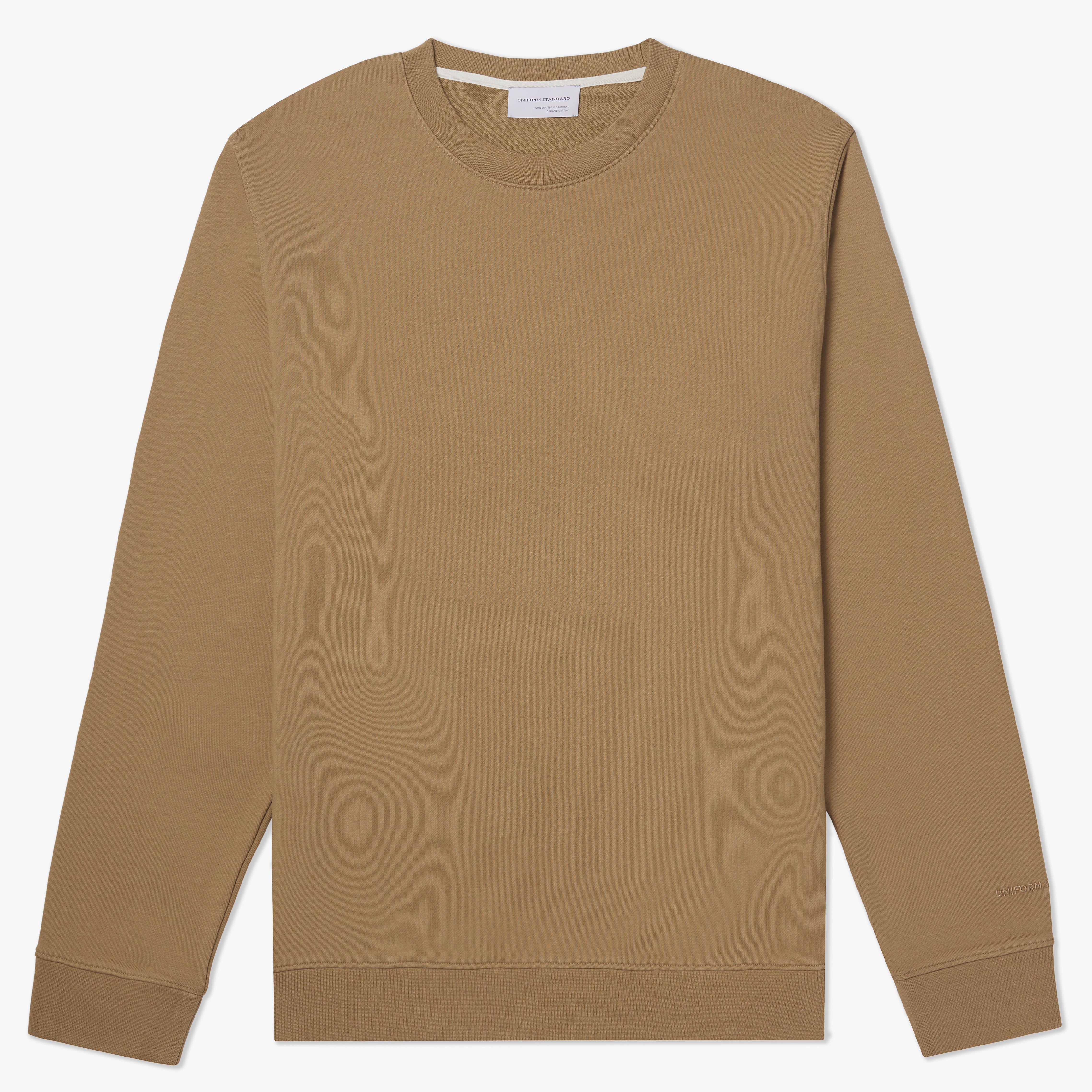 Organic Fleece Crew Fudge