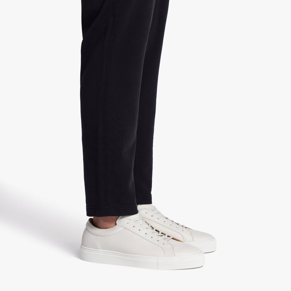 Uniform Standard Men's Series 1 minimalist leather sneaker in White handcrafted in Portugal