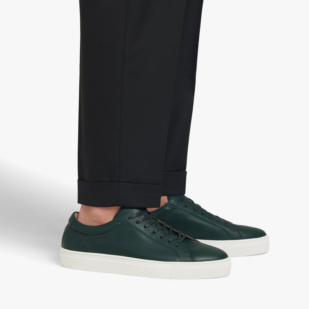 Uniform Standard Men's Series 1 minimalist leather sneaker in Green handcrafted in Portugal