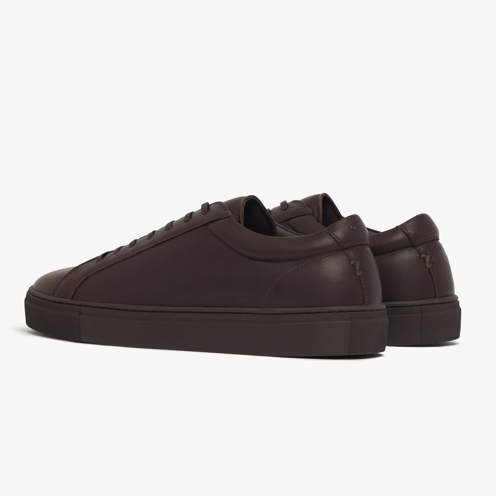 Uniform Standard Men's Series 1 minimalist leather sneaker in Brown handcrafted in Portugal