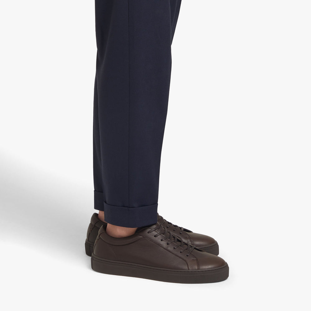 Uniform Standard Men's Series 1 minimalist leather sneaker in Brown handcrafted in Portugal