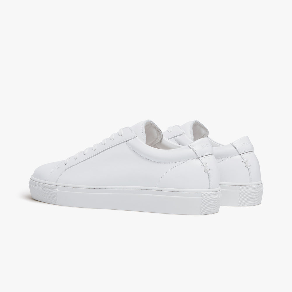 Uniform Standard Women's Series 1 minimalist leather sneaker in White handcrafted in Portugal