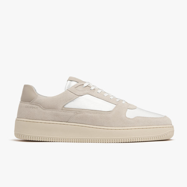 Series 5 Vintage White Chalk Suede