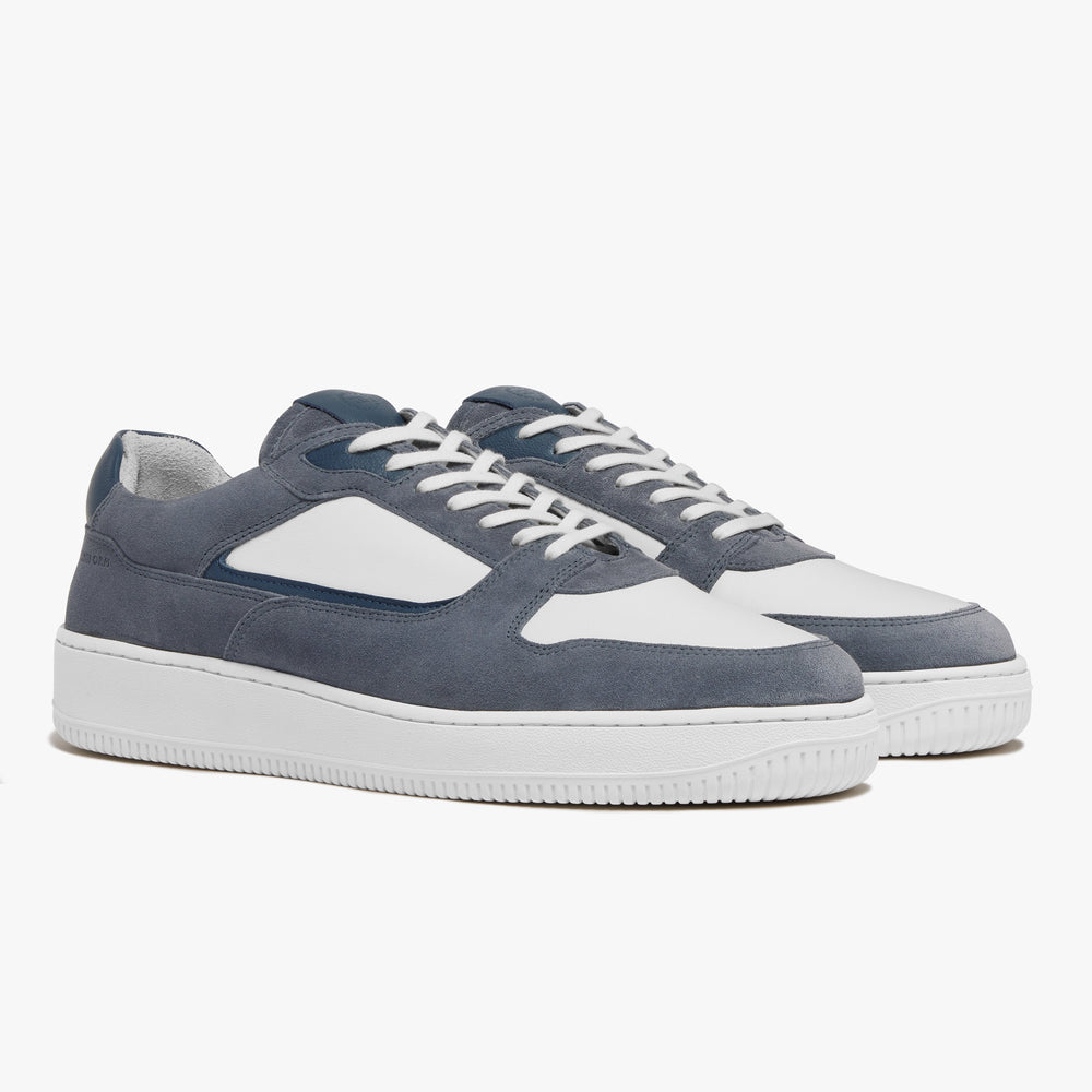 Uniform Standard Men's Series 5 minimalist leather sneaker in White handcrafted in Portugal