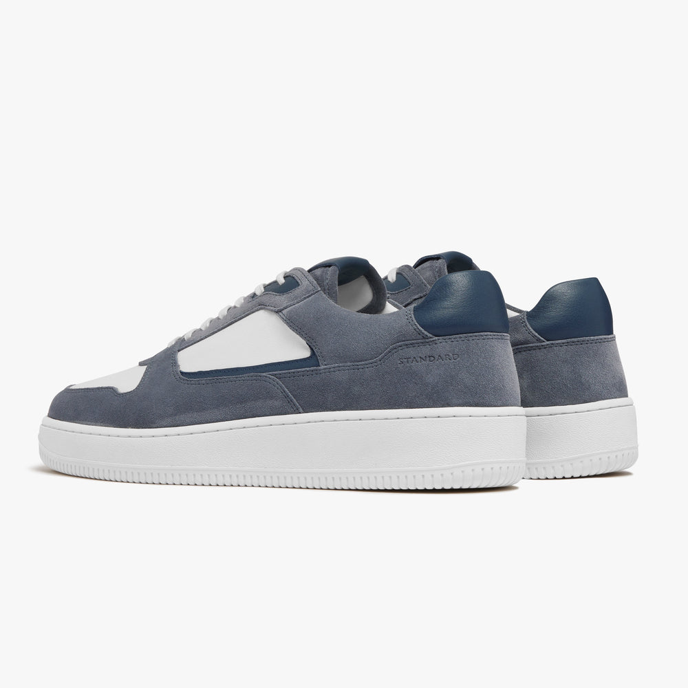 Uniform Standard Men's Series 5 minimalist leather sneaker in White handcrafted in Portugal