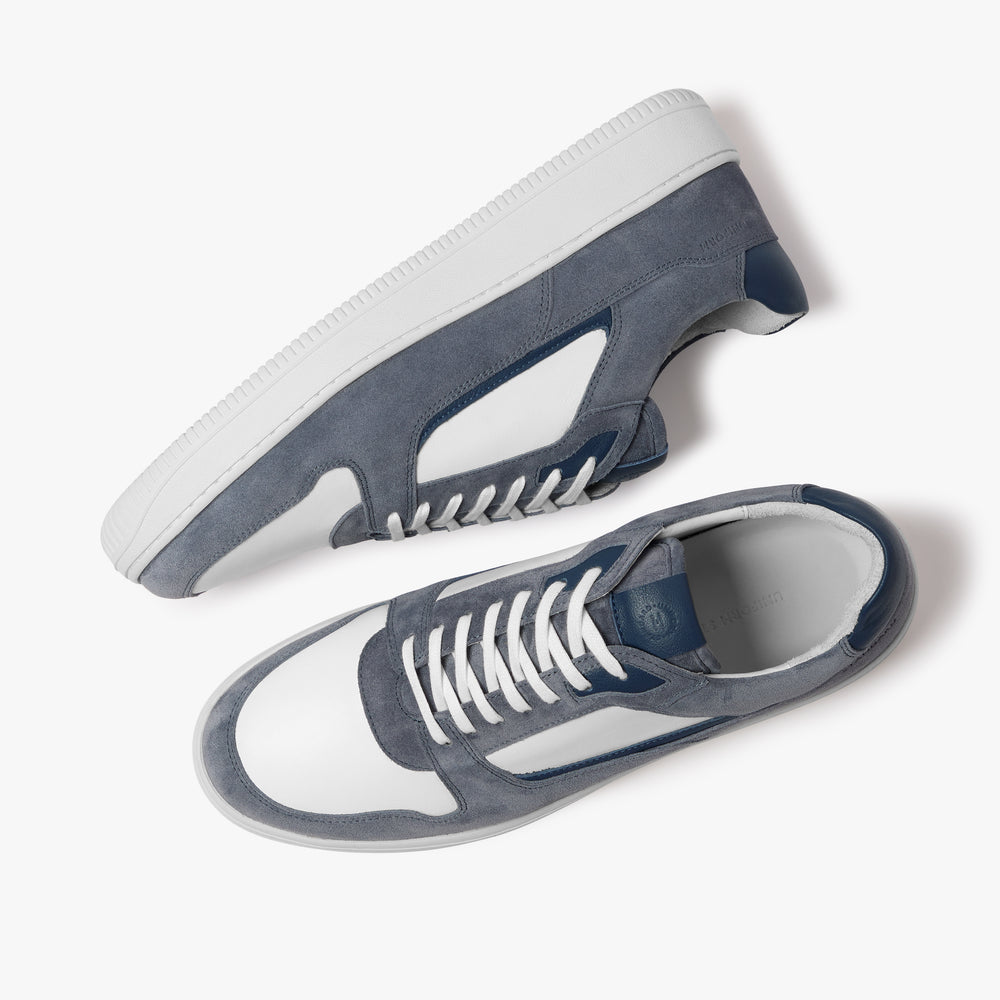 Uniform Standard Men's Series 5 minimalist leather sneaker in White handcrafted in Portugal