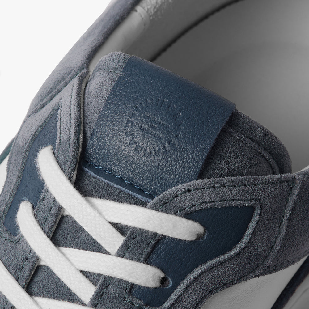 Uniform Standard Men's Series 5 minimalist leather sneaker in White handcrafted in Portugal