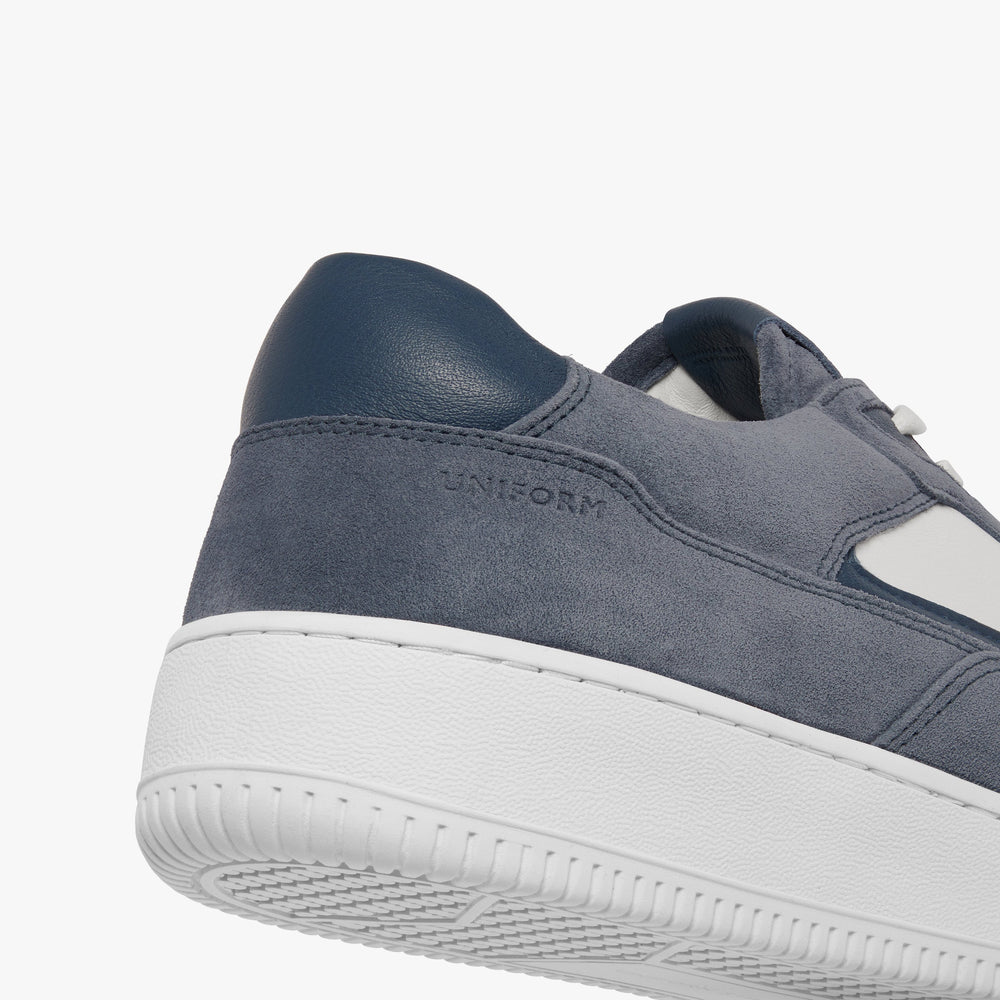 Uniform Standard Men's Series 5 minimalist leather sneaker in White handcrafted in Portugal