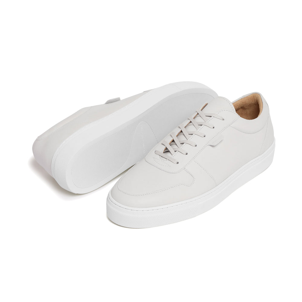 Uniform Standard Men's Series 6 minimalist leather sneaker in Grey handcrafted in Portugal