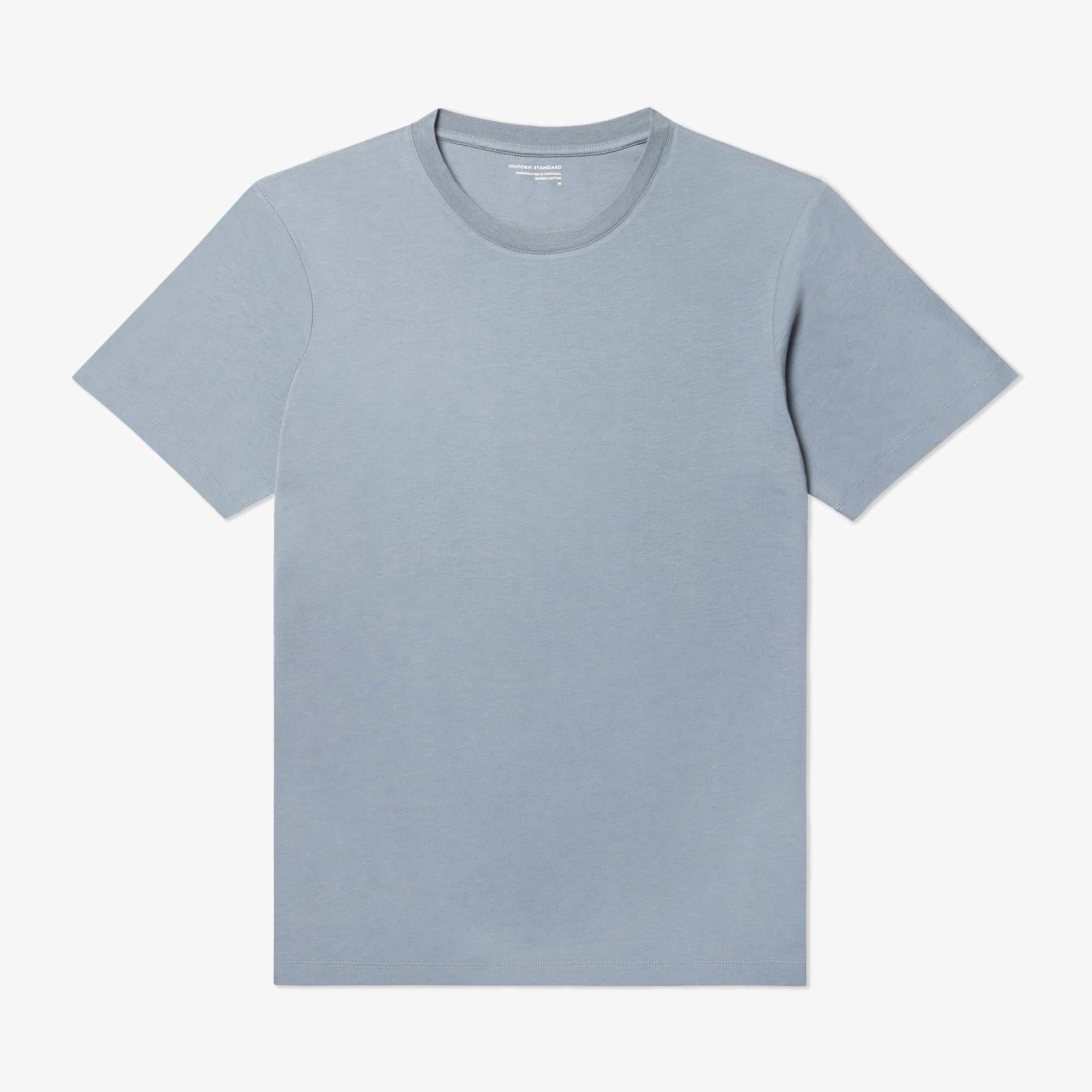 Supima® Cotton T-Shirt Mist Blue Mens