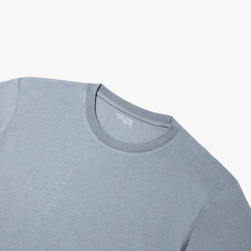 Supima® Cotton T-Shirt Mist Blue