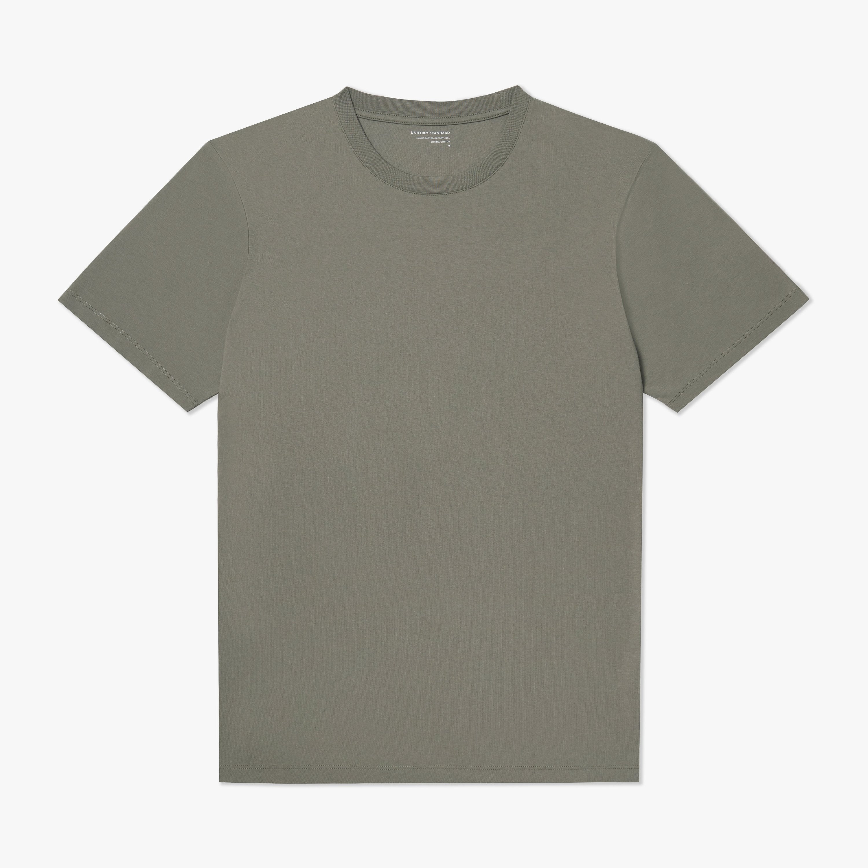 Mens Supima T Shirt Khaki