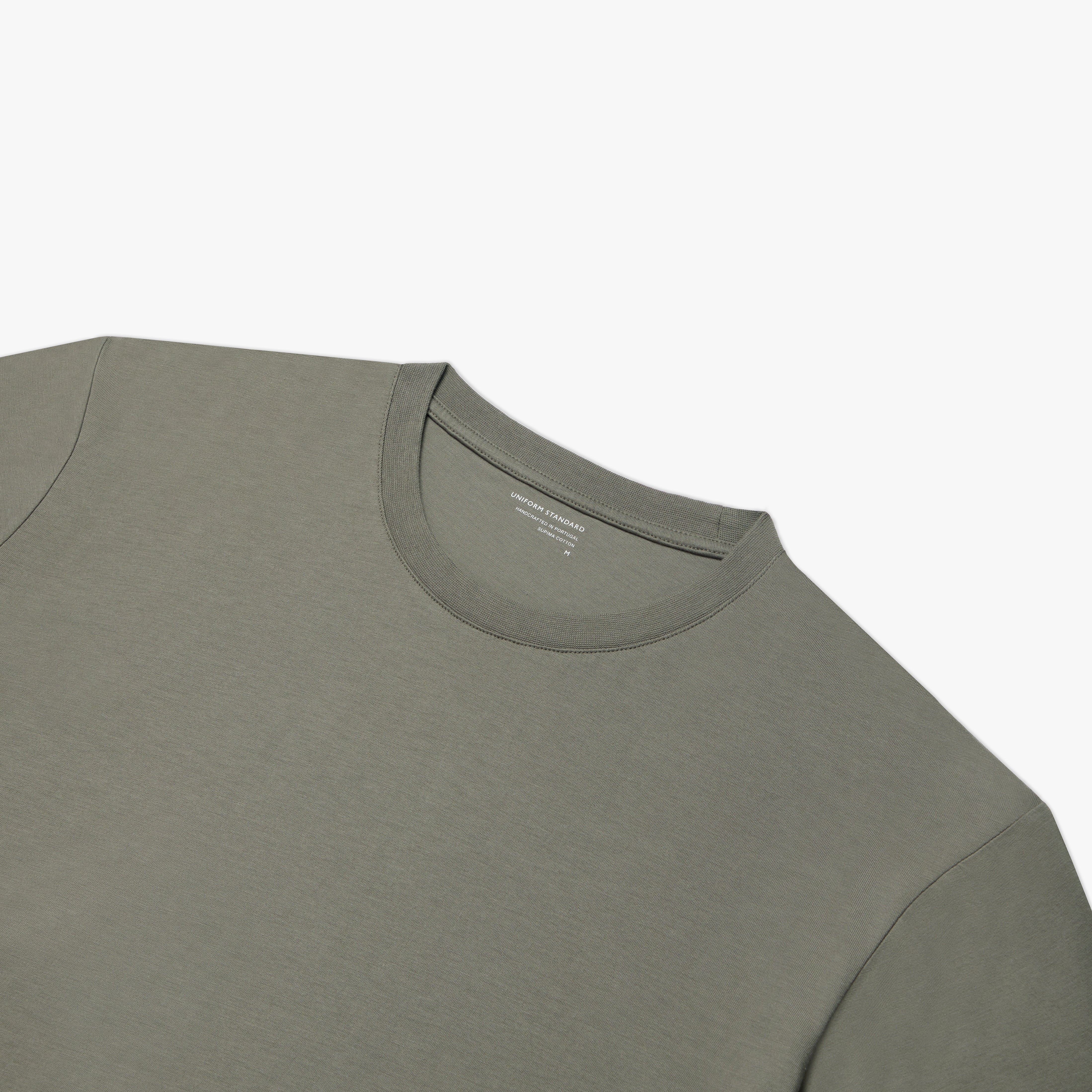 Mens Supima T Shirt Khaki