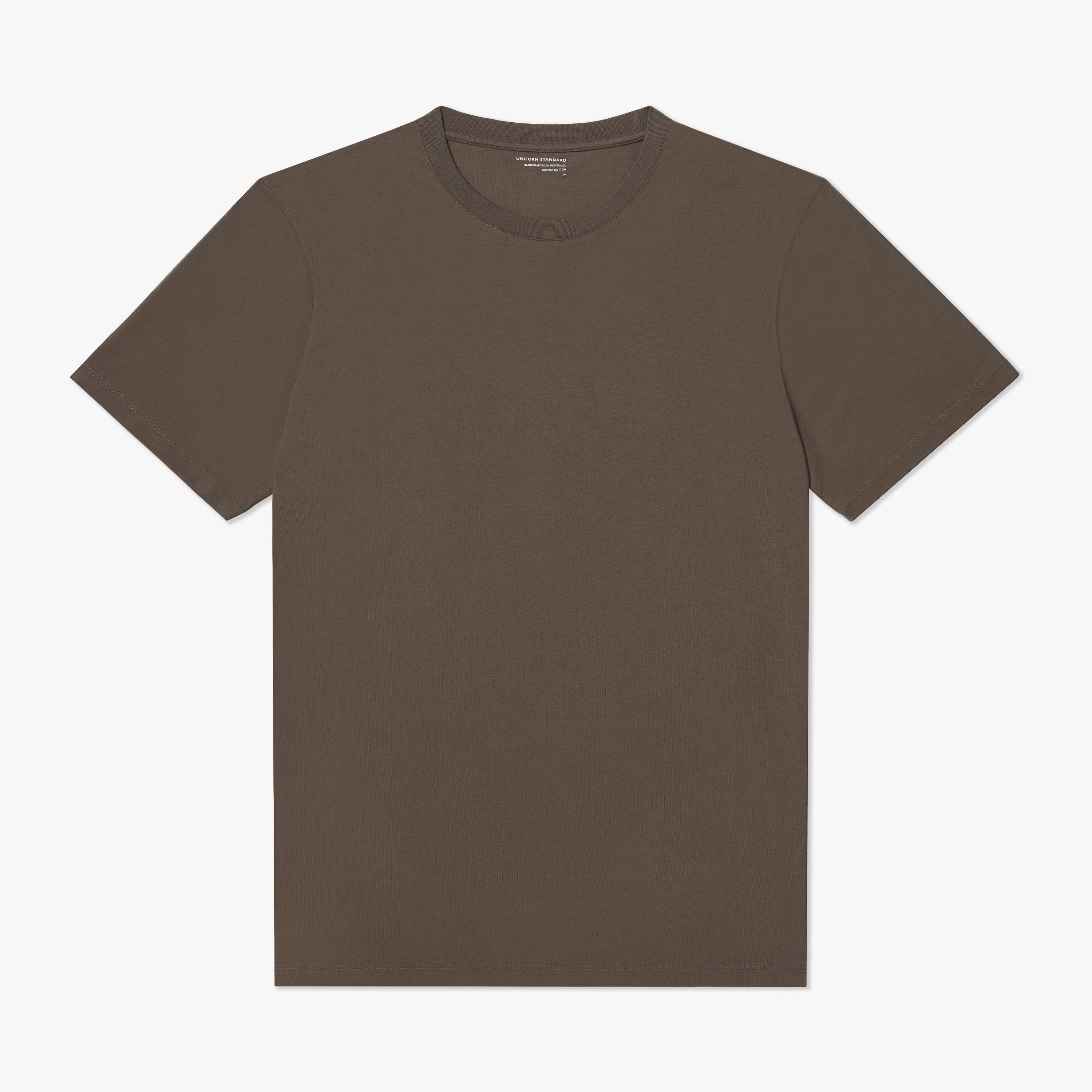 Mens Supima T Shirt Mocha