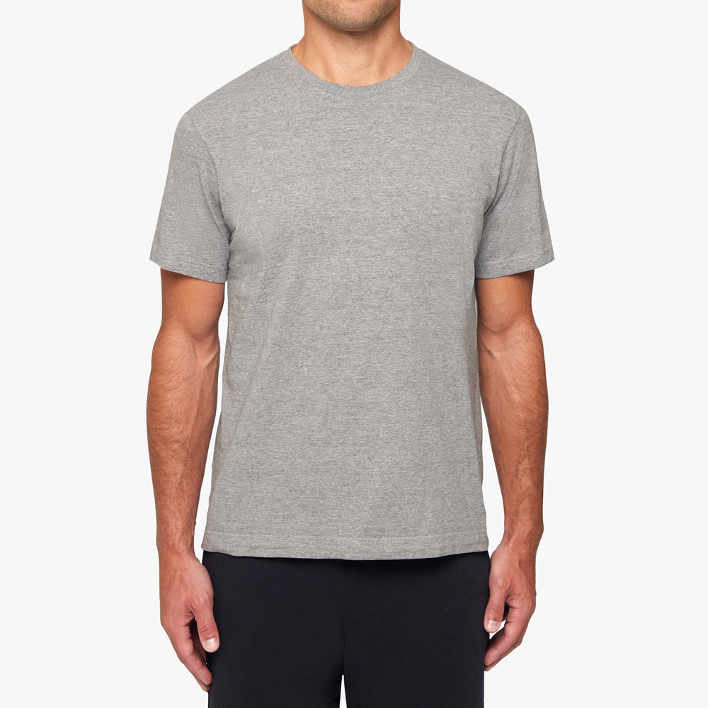 Uniform Standard Men's organic cotton minimalist t-shirt in Grey