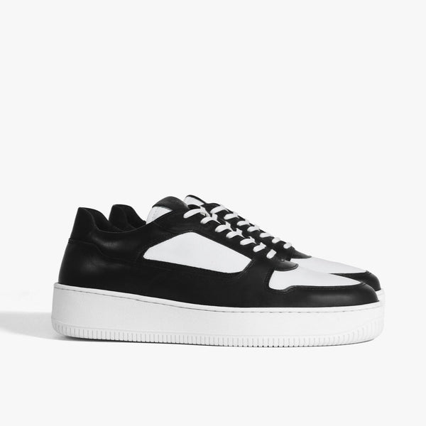 Series 5 Black White Leather