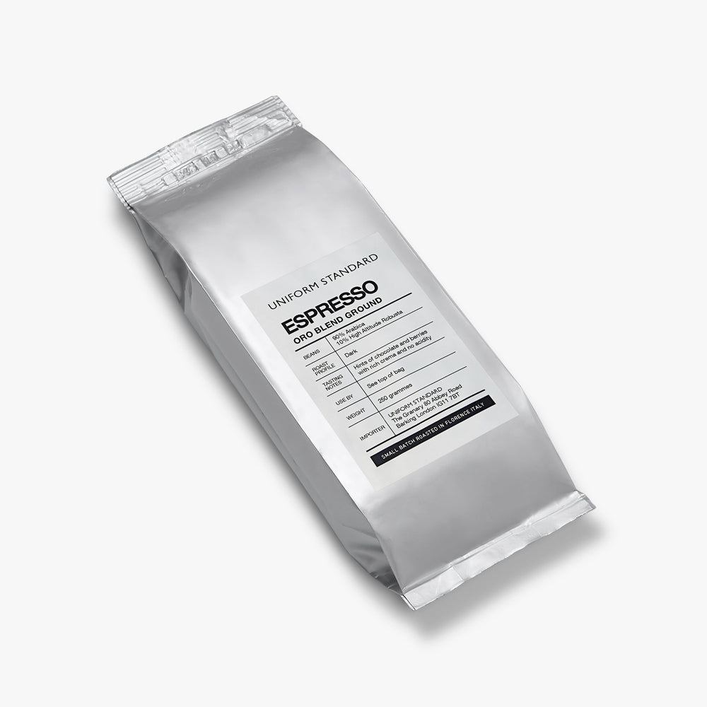 Uniform Standard premium espresso coffee