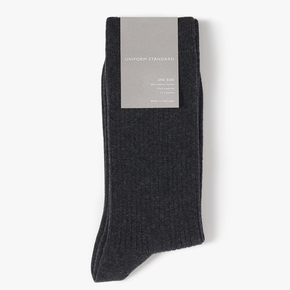 Uniform Standard premium minimalist socks in Grey