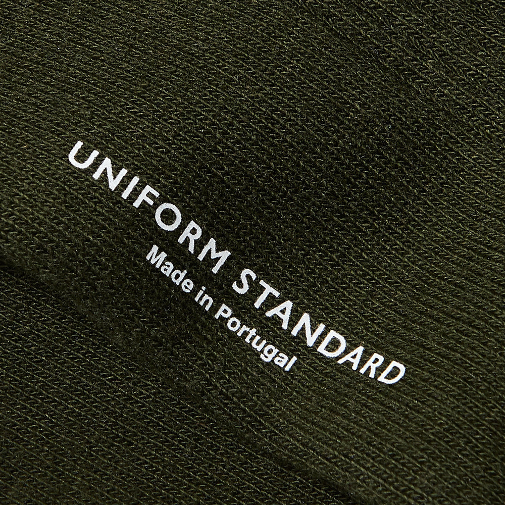 Uniform Standard premium minimalist socks in Green