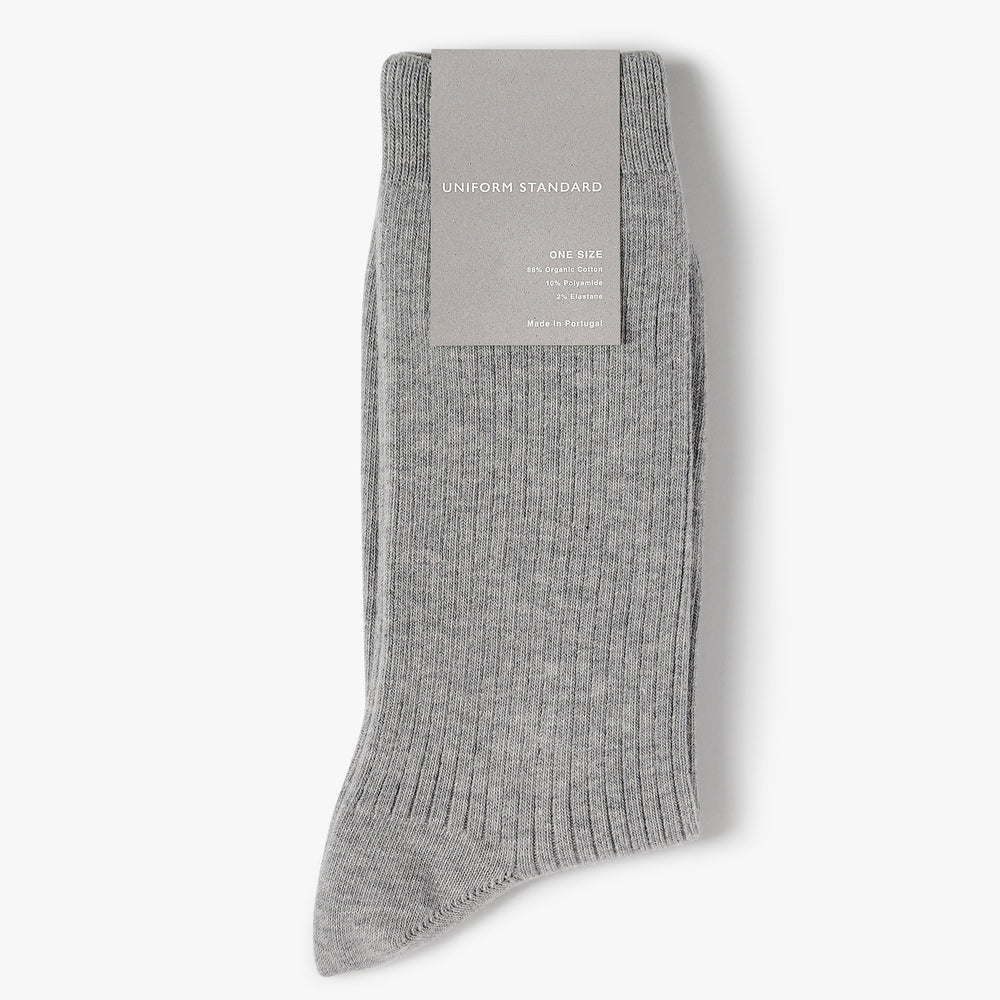 Uniform Standard premium minimalist socks in Grey