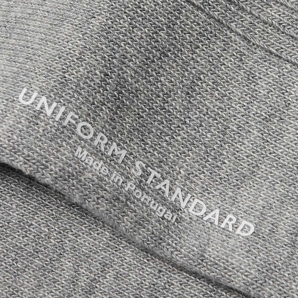 Uniform Standard premium minimalist socks in Grey