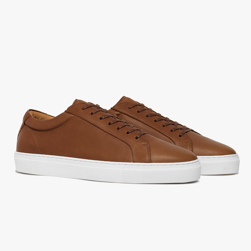 Uniform Standard Men's Series 1 minimalist leather sneaker in Brown handcrafted in Portugal