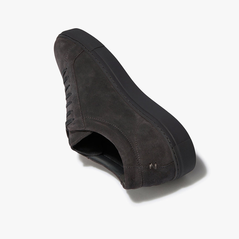 Uniform Standard Men's Series 1 minimalist suede sneaker in Grey handcrafted in Portugal