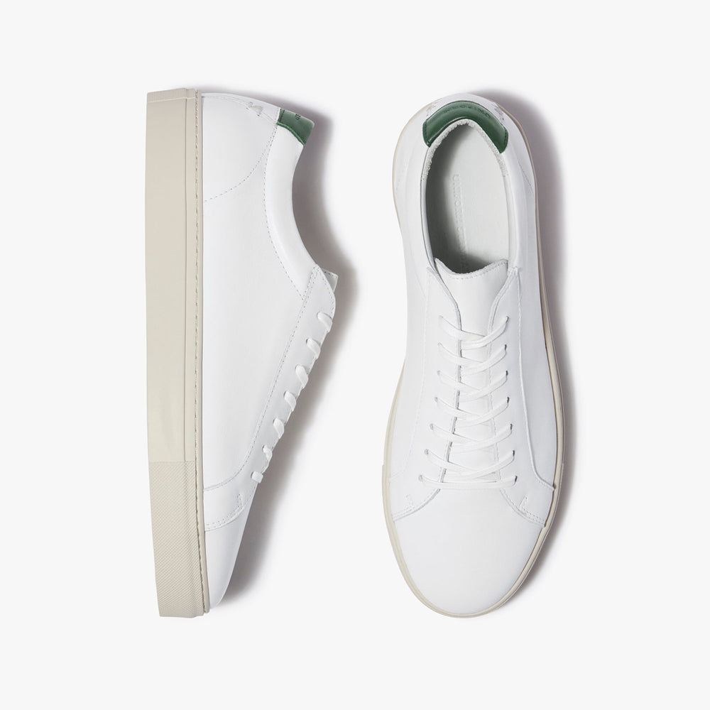 Uniform Standard Men's Series 1 minimalist leather sneaker in White handcrafted in Portugal