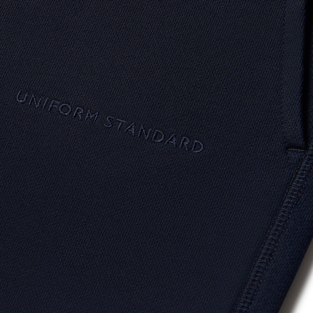 Uniform Standard Men's minimalist trousers in Blue designed in East London