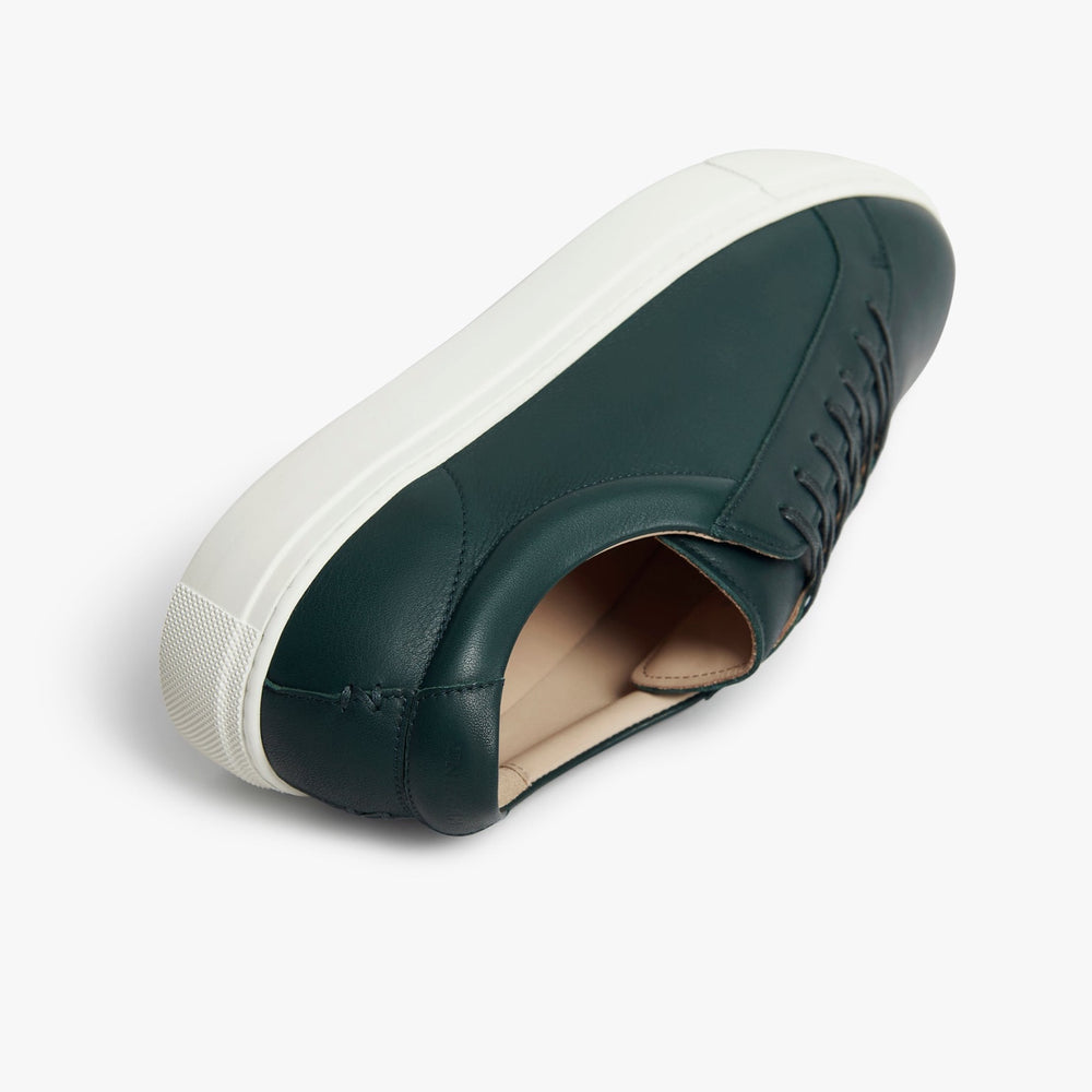 Uniform Standard Men's Series 1 minimalist leather sneaker in Green handcrafted in Portugal