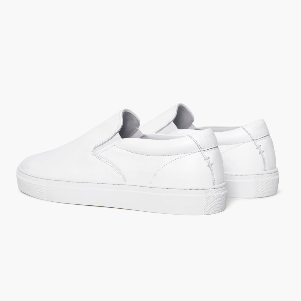 Uniform Standard Men's Series 2 minimalist leather sneaker in White handcrafted in Portugal