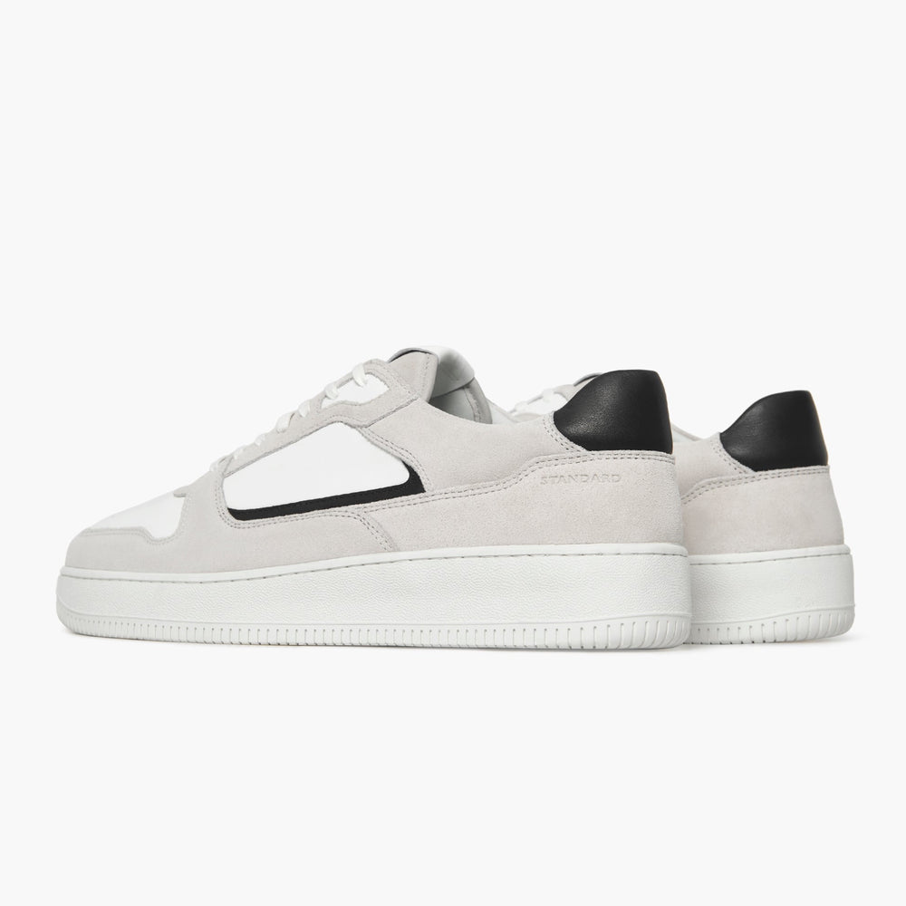Uniform Standard Men's Series 5 minimalist leather sneaker in White handcrafted in Portugal