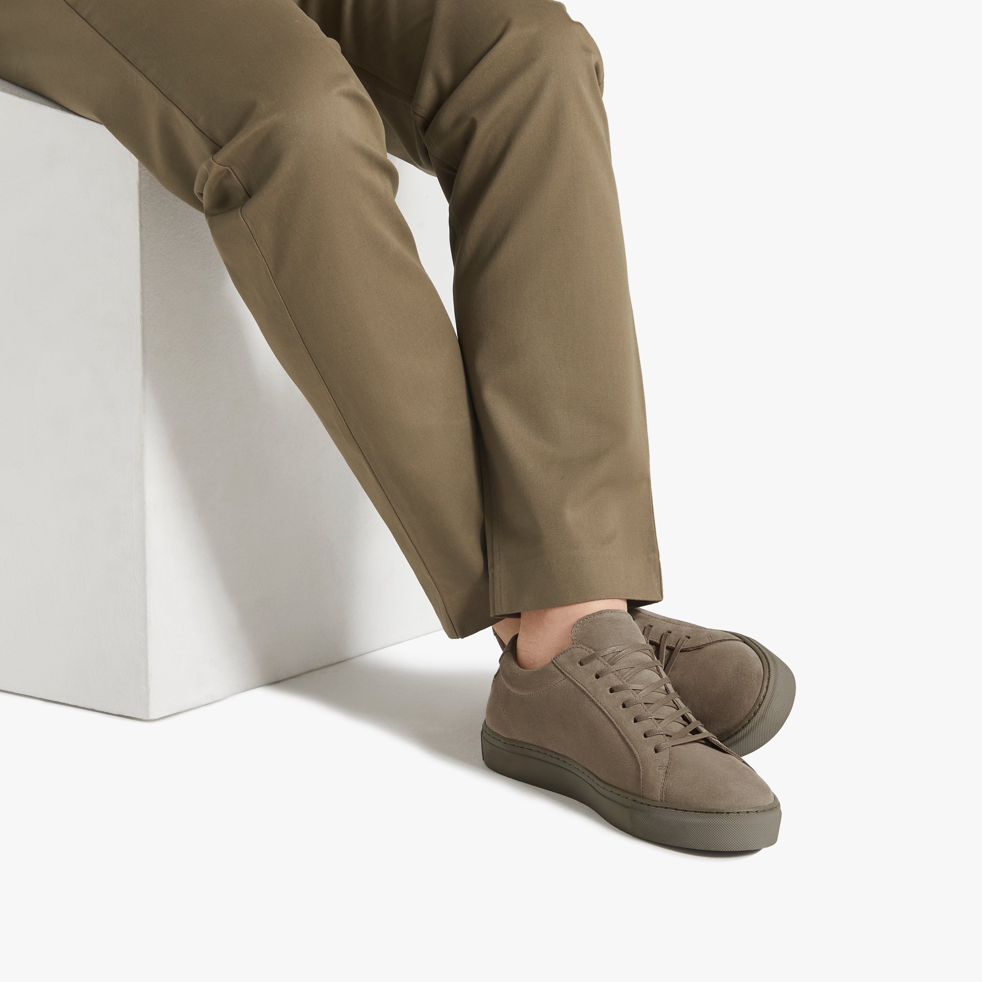 Series 1 Triple Taupe Suede Mens