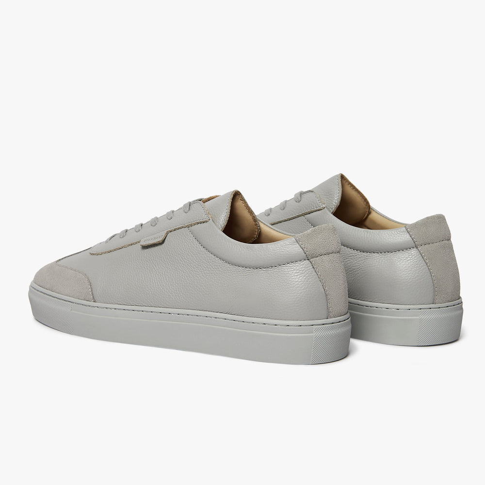 Uniform Standard Men's Series 3 minimalist leather sneaker in Grey handcrafted in Portugal