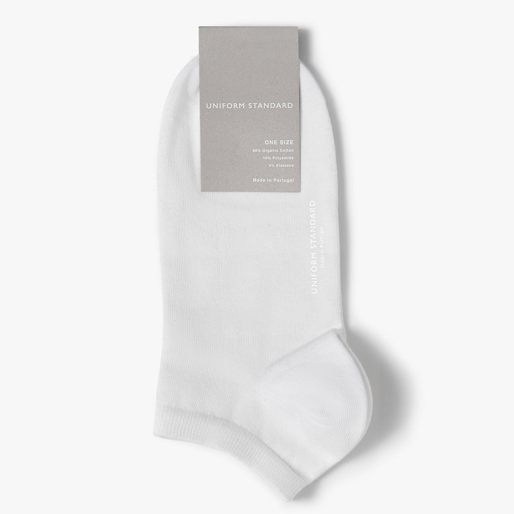 Uniform Standard premium minimalist socks in White