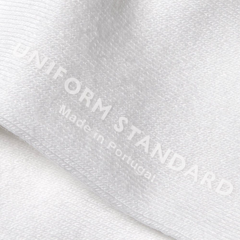 Uniform Standard premium minimalist socks in White