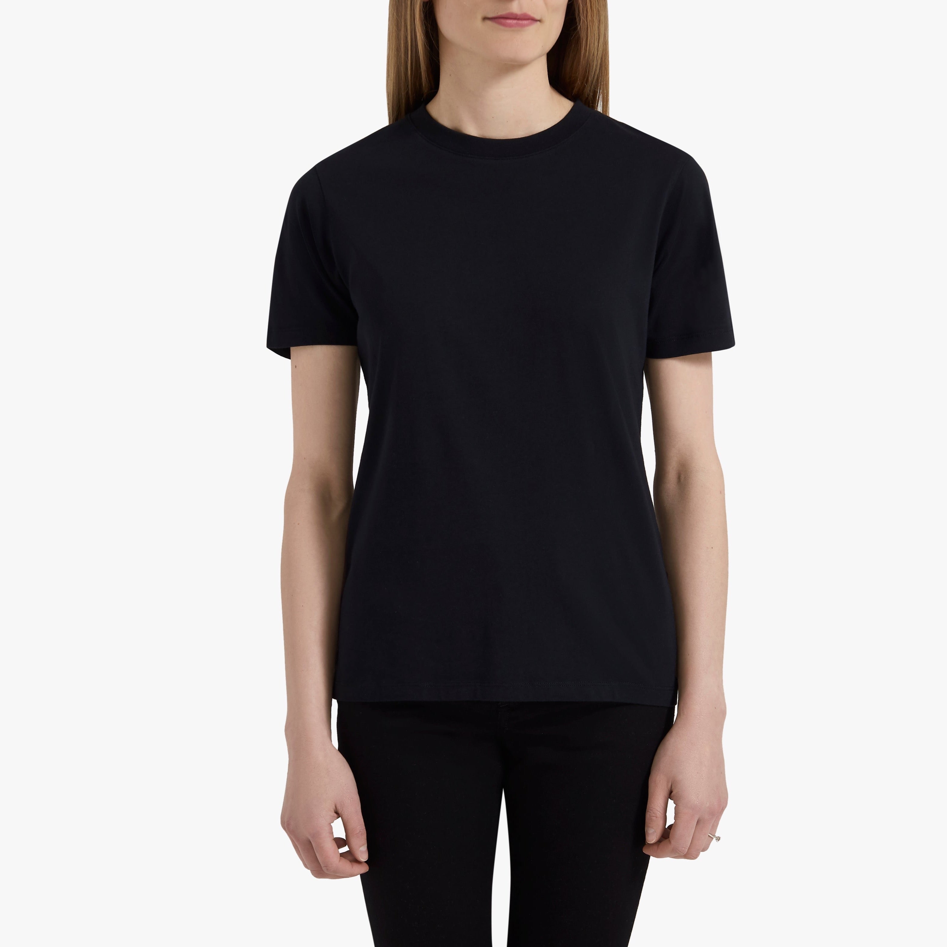 Supima® Cotton T-Shirt Womens Black