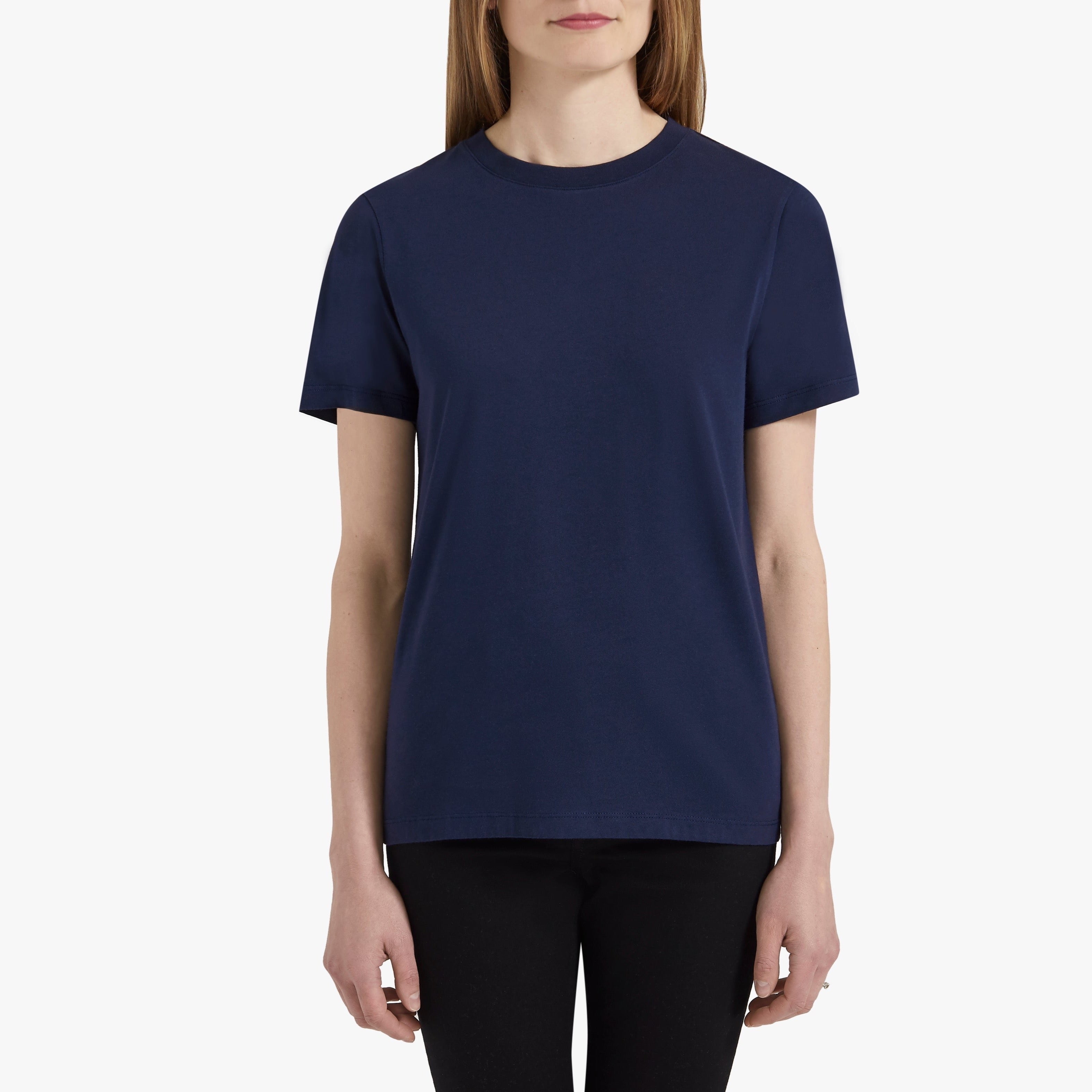 Supima® Cotton T-Shirt Womens Navy
