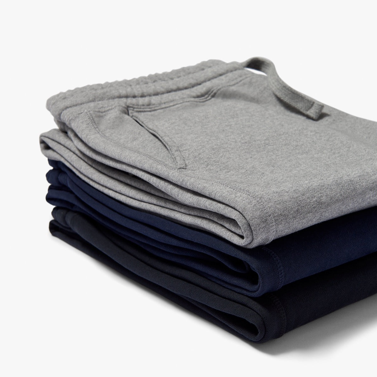 Organic Cotton Sweatpants Grey Melange - UNIFORM STANDARD