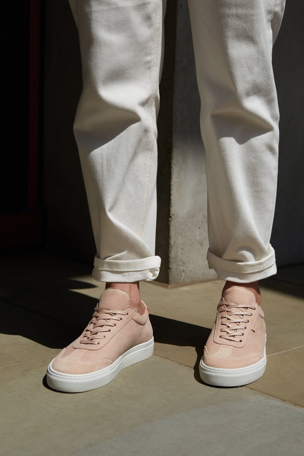 Blush clearance color sneakers